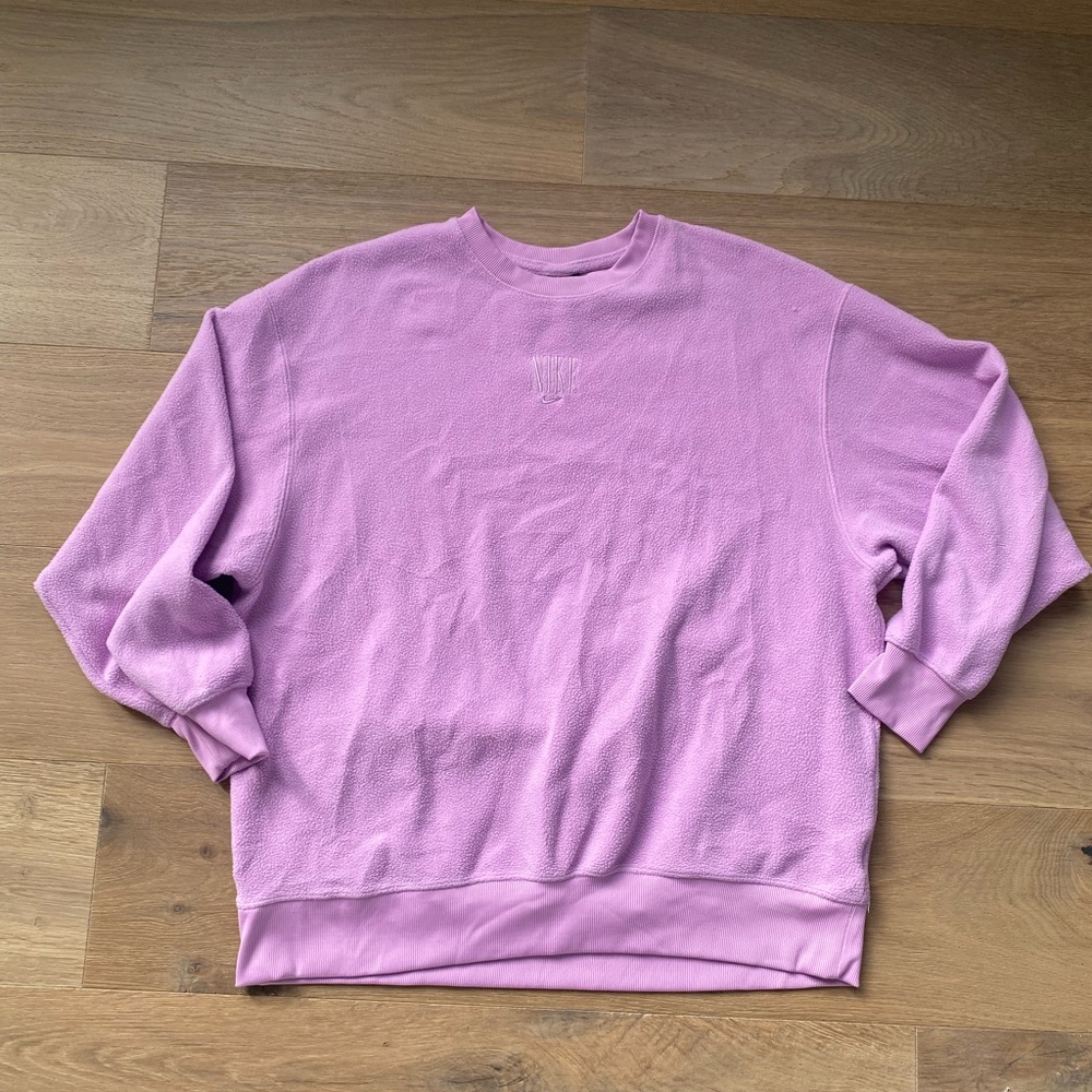Nike Purple Fleece Crewneck Large